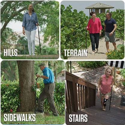 Adjustable walking stick