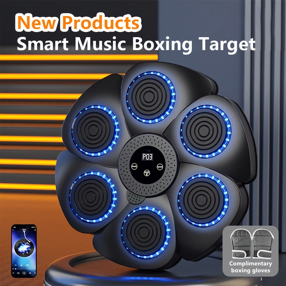 Wireless Music Boxing Machine, USB Rechargeable Wall Target