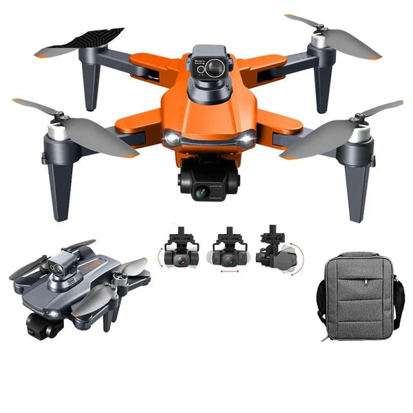 SkyMaster 8K HD Drone with Dual Lens GPS & Brushless Motors