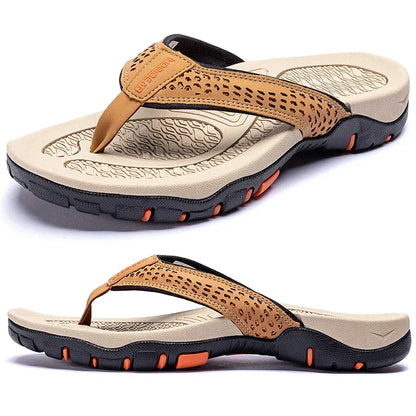 Men's Athletic Flip Flops With Arch Support