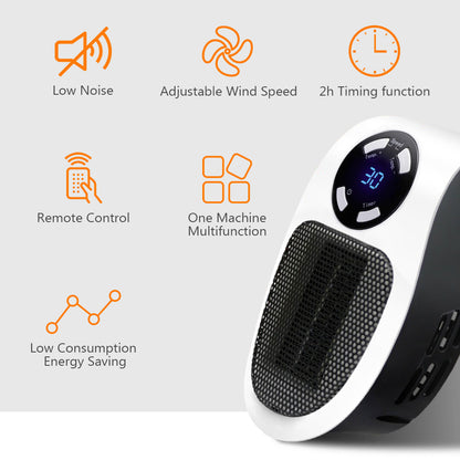Compact Portable Space Heater for Home and Office Use
