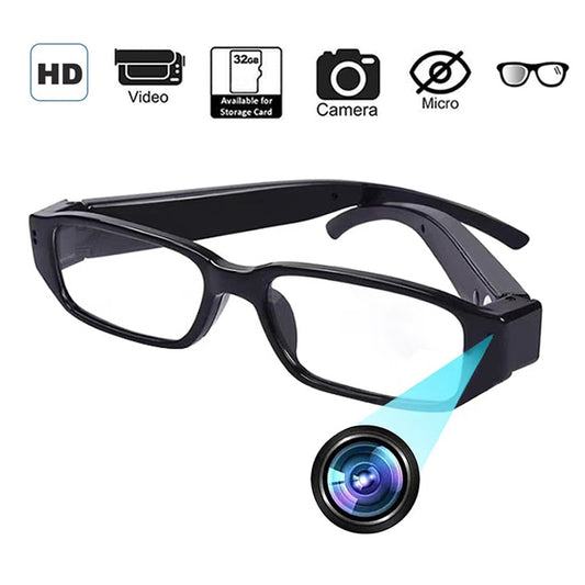 Surveillance Eyeglasses with Built-In 4K Camera