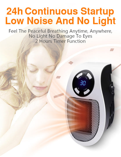 Compact Portable Space Heater for Home and Office Use