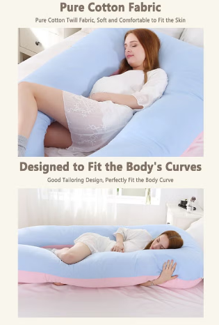 Sleeping Body Pillow – Full-Length Support for Side Sleepers Pregnancy & Back Pain