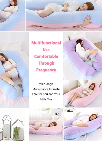 Sleeping Body Pillow – Full-Length Support for Side Sleepers Pregnancy & Back Pain