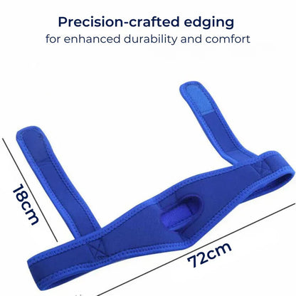 Full Head Chin Strap for Snoring Relief | Sleep Apnea Support - Comfortable - Night Use