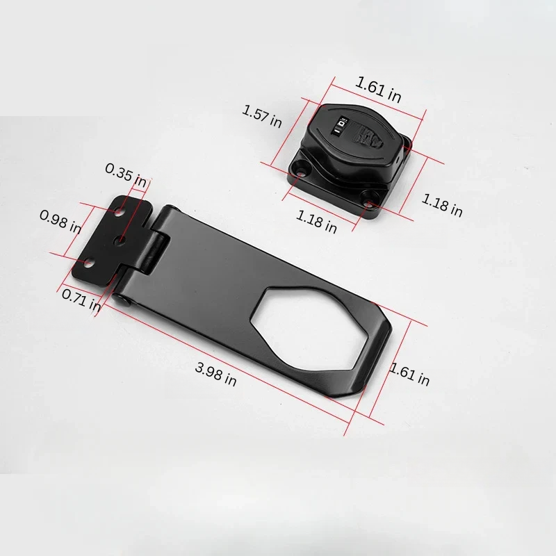 Secure Cabinet Lock with 3 Digit Combination Lock