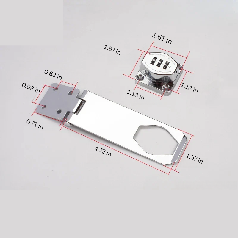 Secure Cabinet Lock with 3 Digit Combination Lock