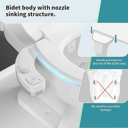 Bidet Attachment for Toilet – Adjustable Water Pressure & Hygienic Cleaning