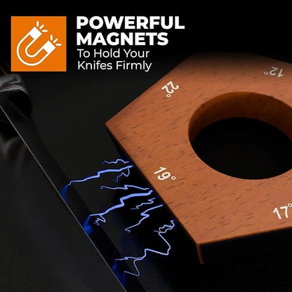 Manual Knife Sharpener with Diamond Rollers