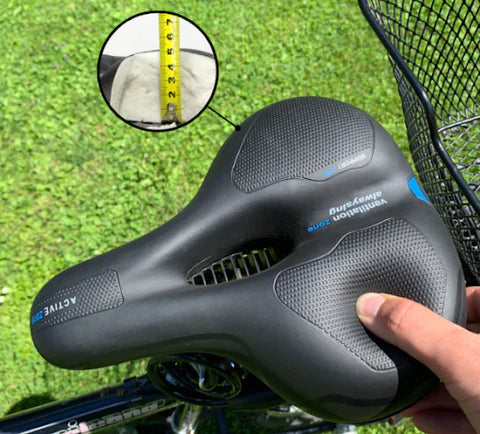 Cushioned MTB Saddle – Shock-Absorbing Bicycle Seat