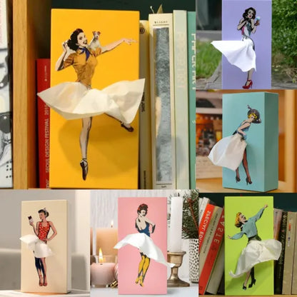 Decorative Skirt Tissue Box Holder