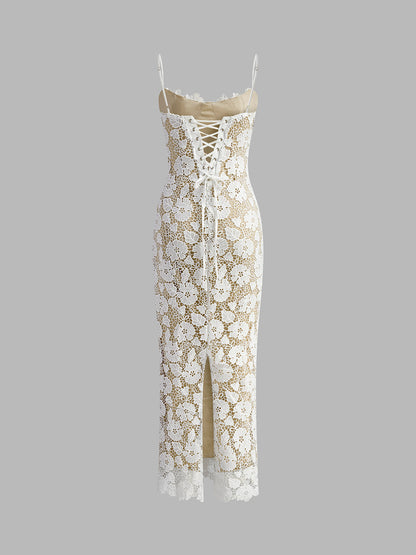 Double Layer Lace Cami Dress