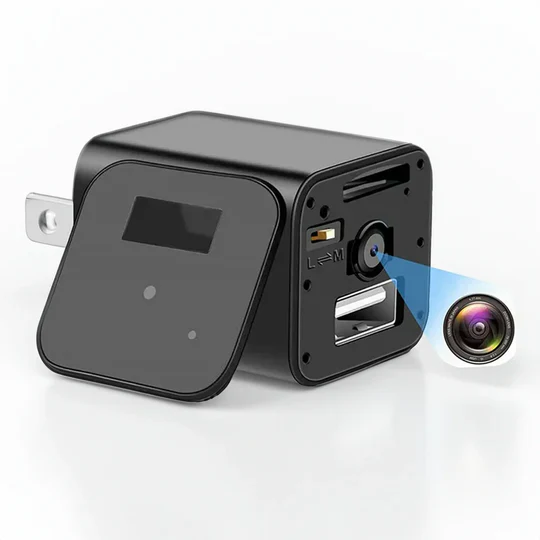 Hidden USB Charger Camera with Audio Recording