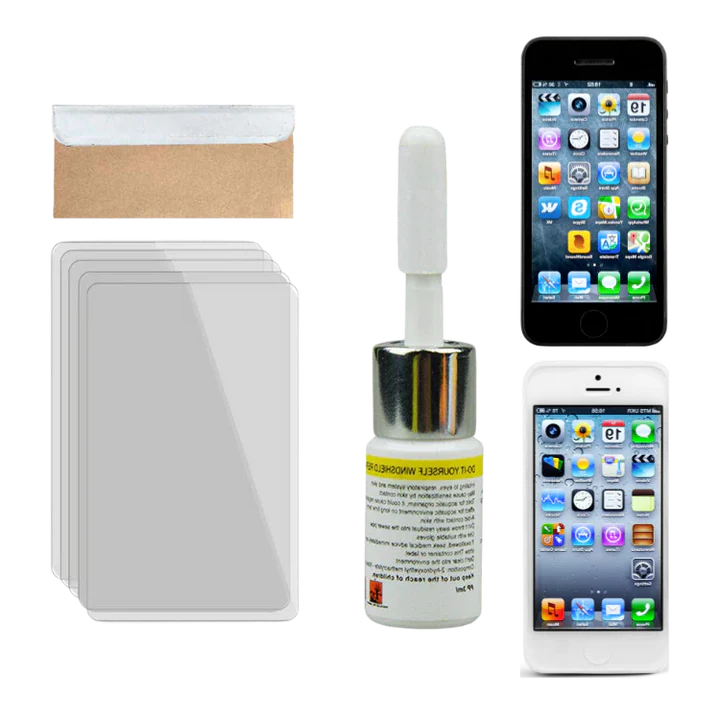 DIY Phone Screen Crack Repair Kit