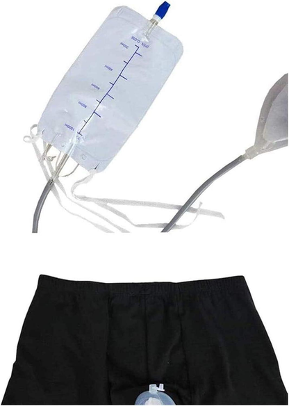 Men’s Silicone Urinary Panties with Catheter