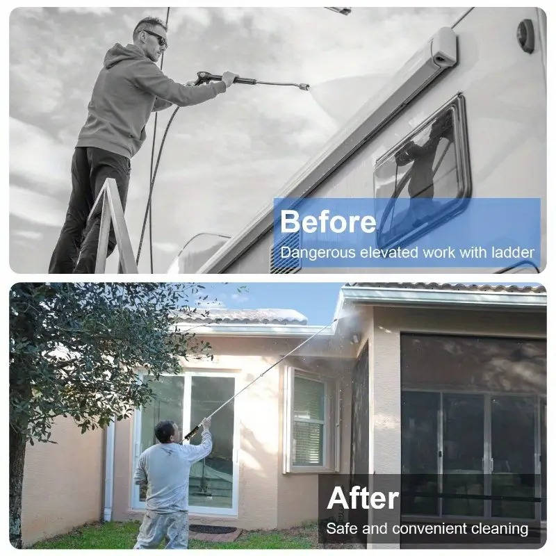 4000 PSI Telescoping Power Washer Extension Wand