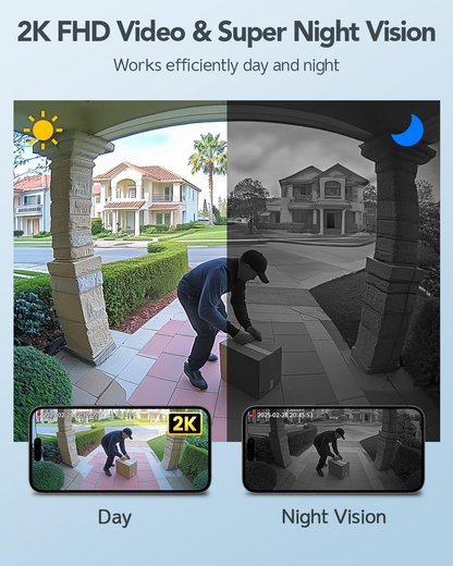 Smart Wireless Video Doorbell with Wi-Fi