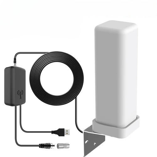 360° Outdoor HDTV Antenna Amplified Dual Signal, 460 Mile Extra Range