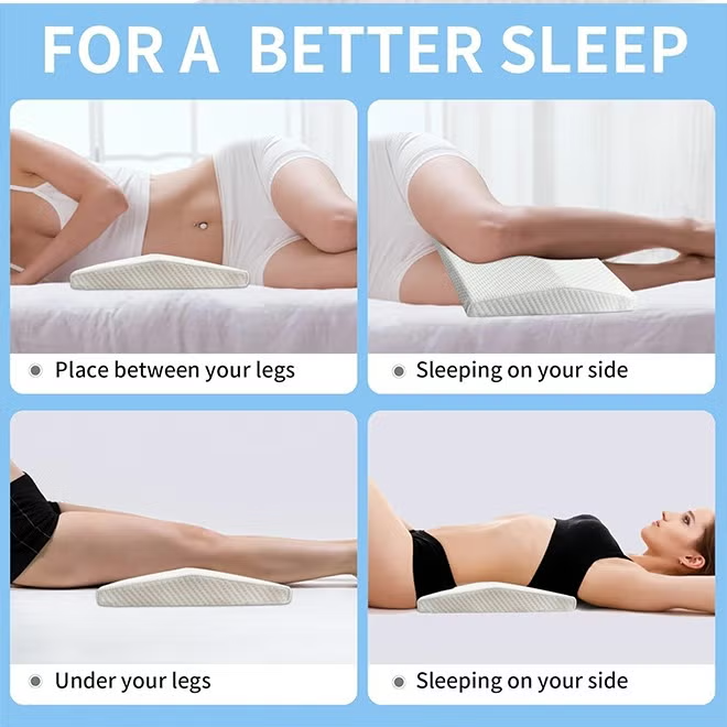 Lumbar Support Cushion for Bedtime Comfort