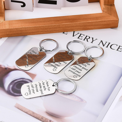 Stainless Steel Reminder Keychain