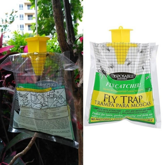 Disposable Outdoor Fly Trap for Eco-Friendly Pest Control