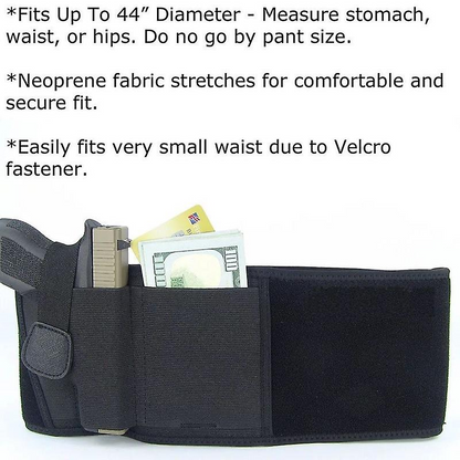 Belly Band Holster Concealed Carry Gun Holster for Men and Women