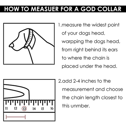 Heavy Duty Stainless Steel Dog Chain Collar Black and Gold