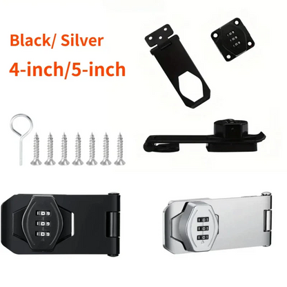 Secure Cabinet Lock with 3 Digit Combination Lock