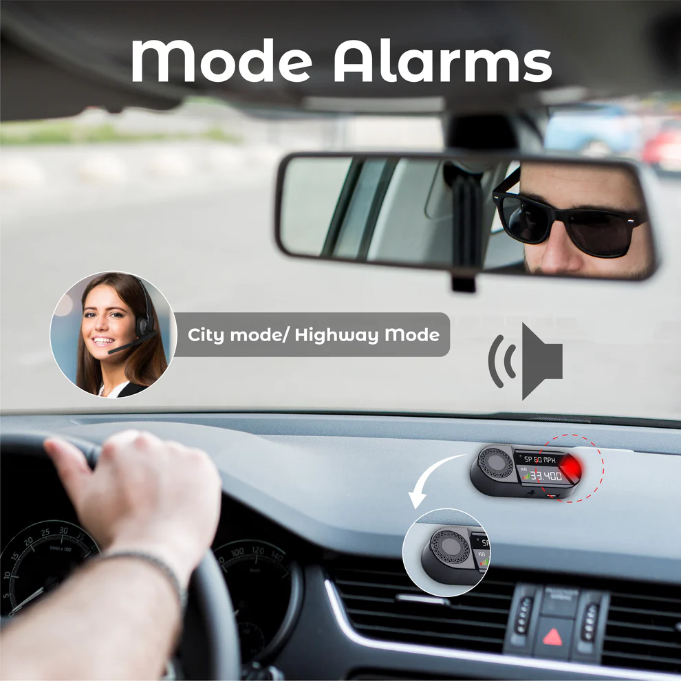 Advanced Radar Detector Real-Time Speed Monitoring