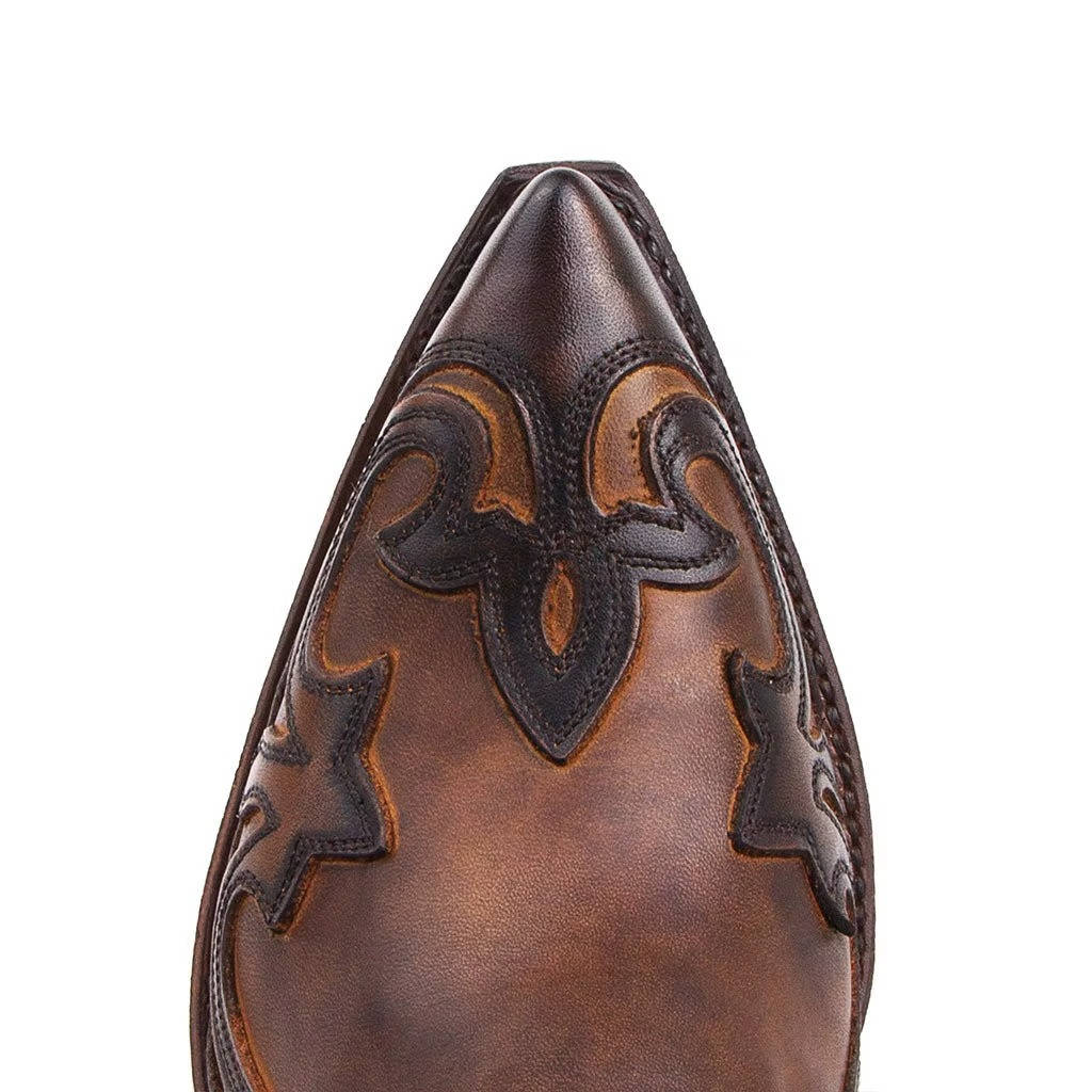 Western Ankle Boots Leather For Women