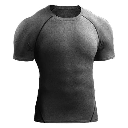Mens Compression Shirt Short Sleeve