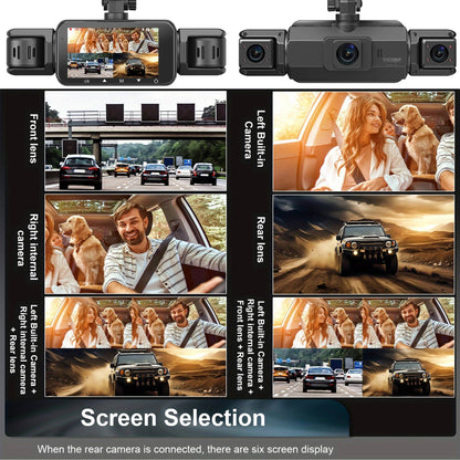 Wireless Car Dash Cam Front And Rear With Night Vision