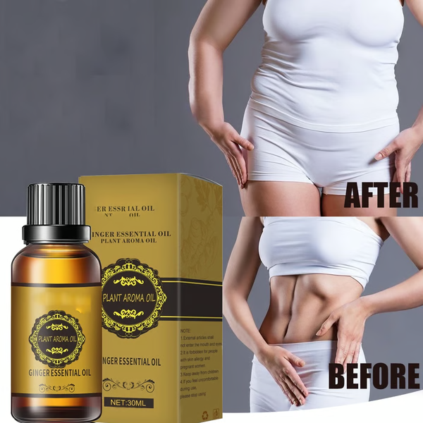 Lymph Detoxification Ginger Oil – Natural Swelling Relief & Varicose Vein Solution | Perfect Gift for Health & Wellness