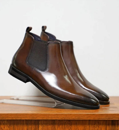 Classic Chelsea Boots for Men Genuine Leather