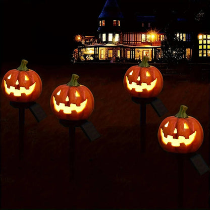 Light Up Pumpkin Decor Halloween Pathway Lights