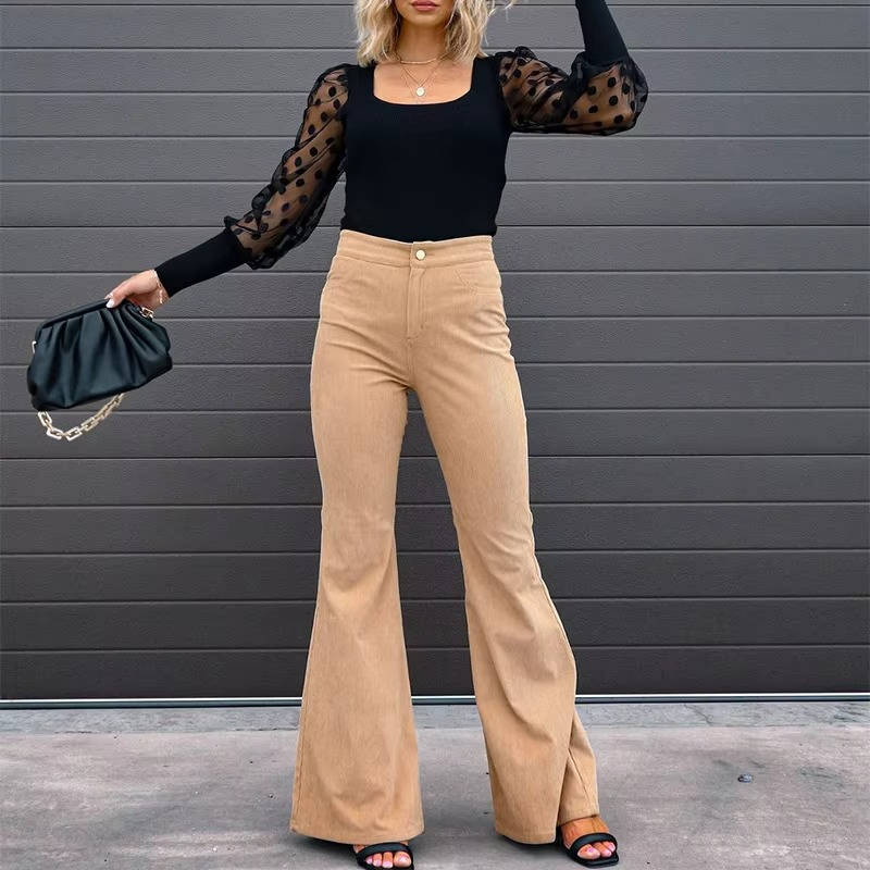 Women's Corduroy Flare Pants