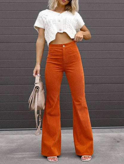 Women's Corduroy Flare Pants