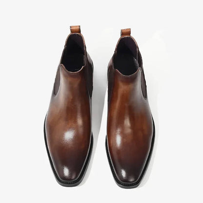 Classic Chelsea Boots for Men Genuine Leather