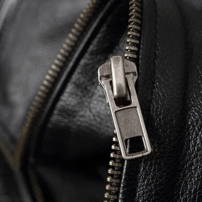 Men's Premium Quilted Leather Motorcycle Jacket