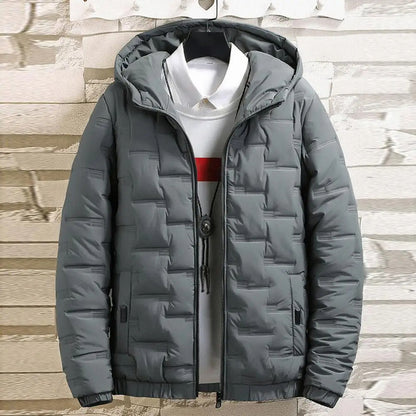 Casual Autumn Winter Jacket Men Bomber Jacket Thicken Men Fashion Clothing Streetwear Cotton Padded Jacket Slim Fit Coat