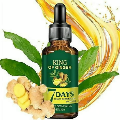 Ginger Hair Growth Germinal Oil – Regrow 7 Days Ginger Germinal Serum for Nourishing Hair Roots