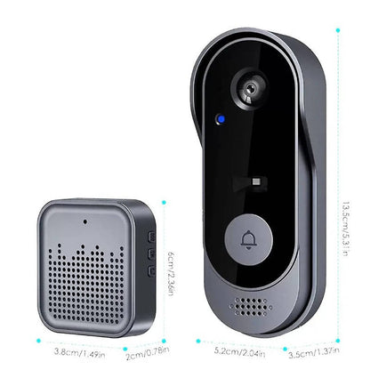 Wireless Smart Video Doorbell | No Subscription Needed | High Definition Camera Doorbell