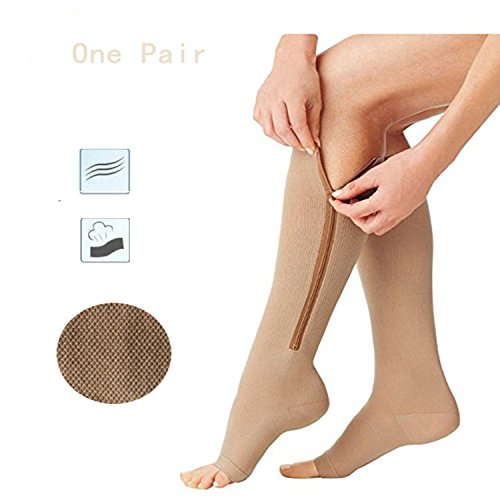 Compression Socks with Zippers