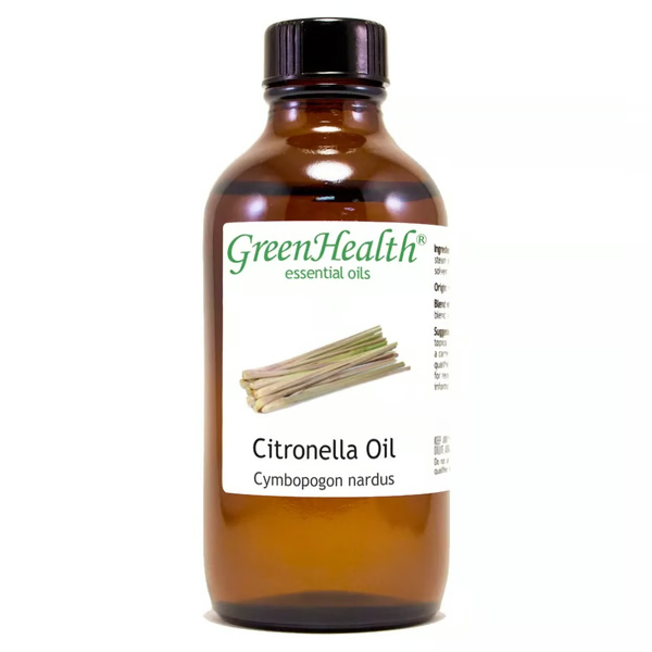 4 fl oz Citronella Essential Oil (100% Pure & Natural) - GreenHealth