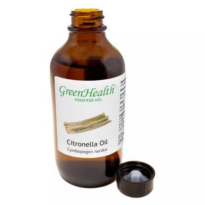 4 fl oz Citronella Essential Oil (100% Pure & Natural) - GreenHealth