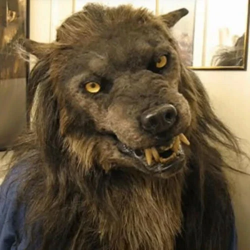 Realistic Scary Wolf Costume Mask for Halloween Events