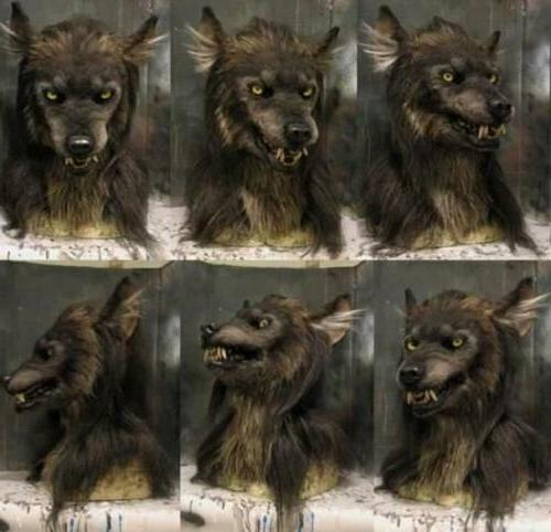 Realistic Scary Wolf Costume Mask for Halloween Events