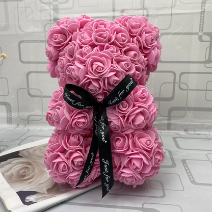Flower Rose Teddy Bear