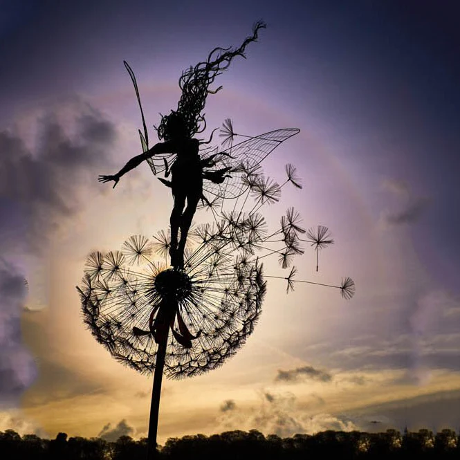 Enchanting Wonderland-Inspired Garden Decor